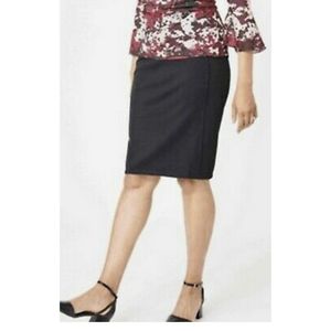 Ruby Ribbon Ottman Ponte skirt Size 2x black